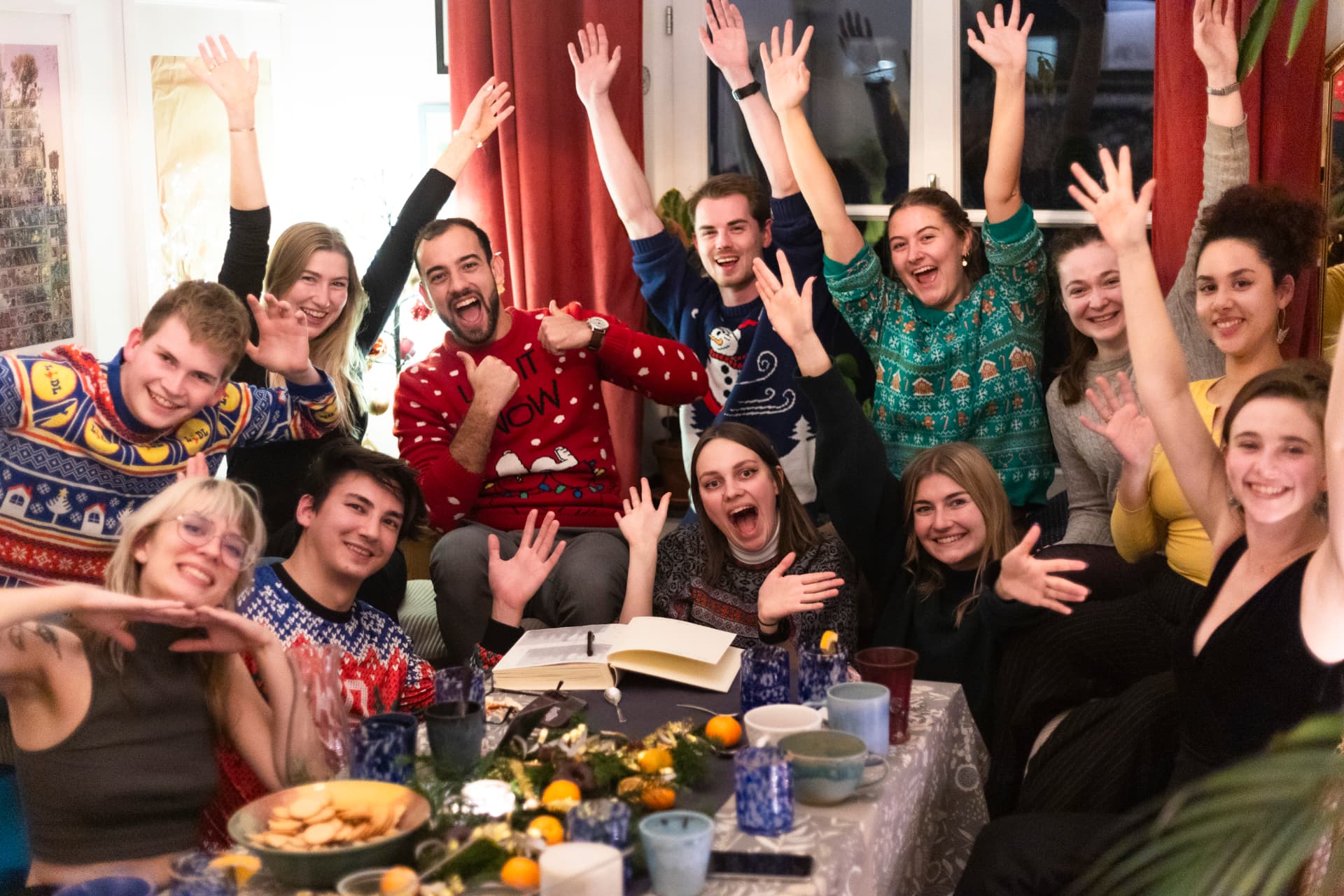 Das OATeam bei der Weihnachtsfeier