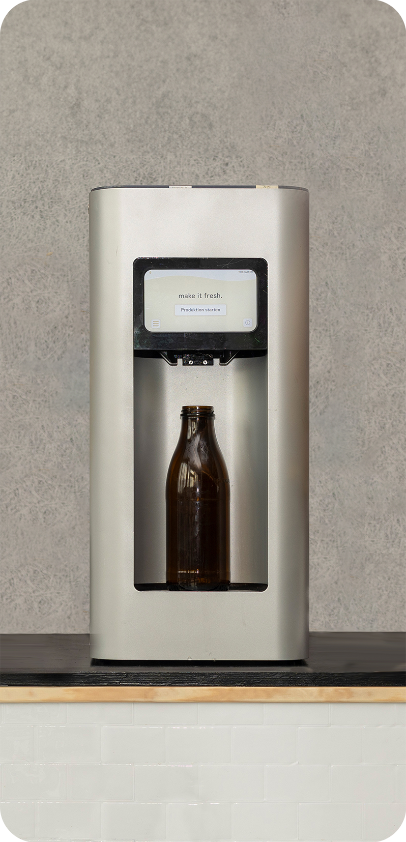 The Oater Barista Maschine mit Mehrwegflasche